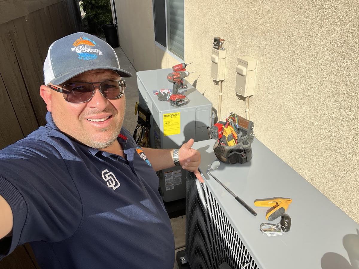 Rosales Mechanical INC. HVAC work photo